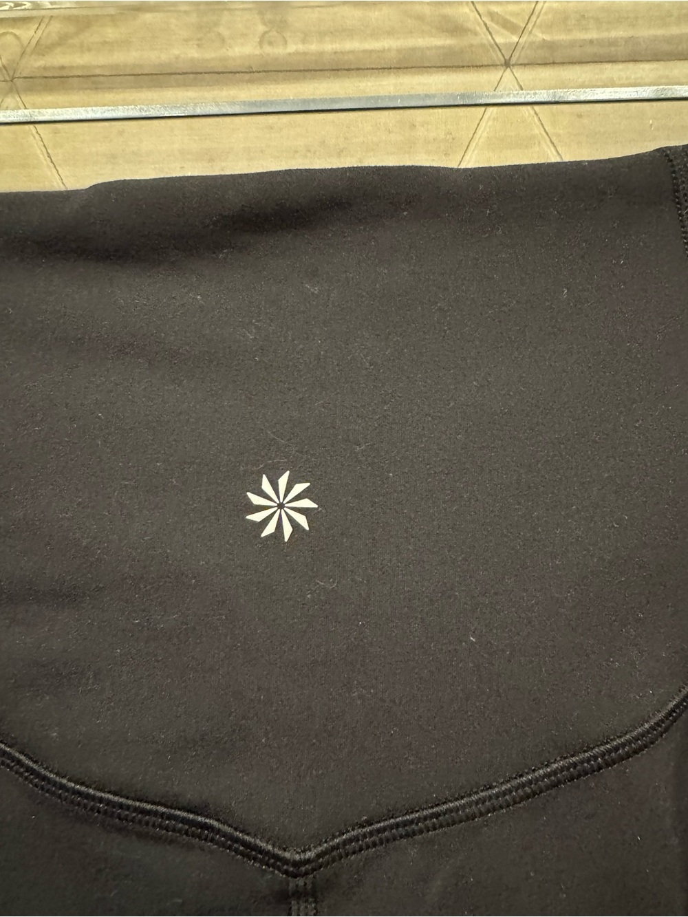 ATHLETA Elation Rib Trim 7/8 Tight Leggings size L - Picture 4 of 9